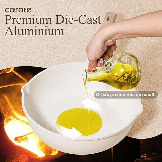 CAROTE 14 Pcs Pots and Pans Set Nonstick,Cookware Set Kitchen Cooking Set with Utensil and Pan Protectors