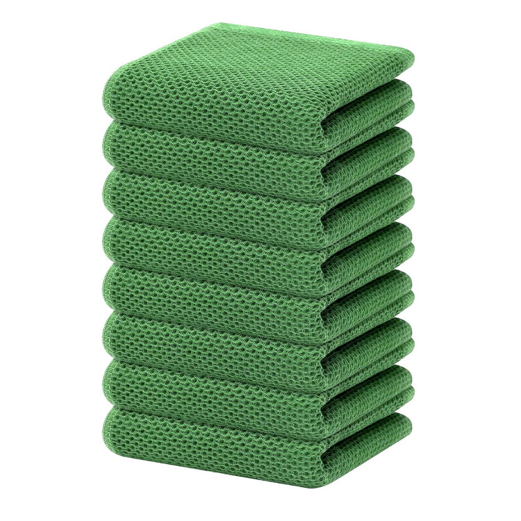 100% Cotton Waffle Weave Kitchen Dish Towels 8 (8 Count)