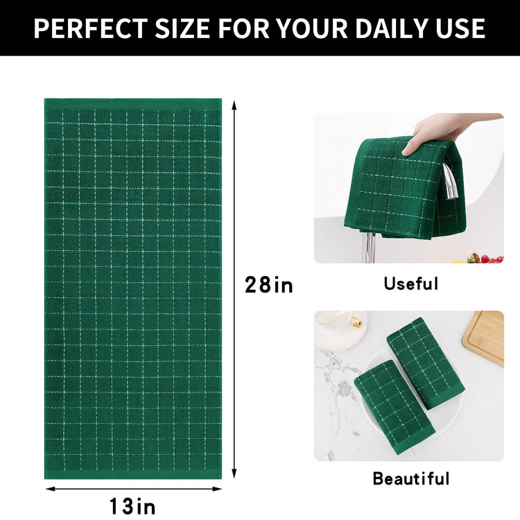 100% Cotton Terry Kitchen Towels (6 Count)