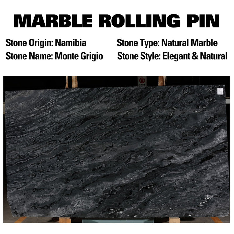 African Natural Marble Rolling Pin