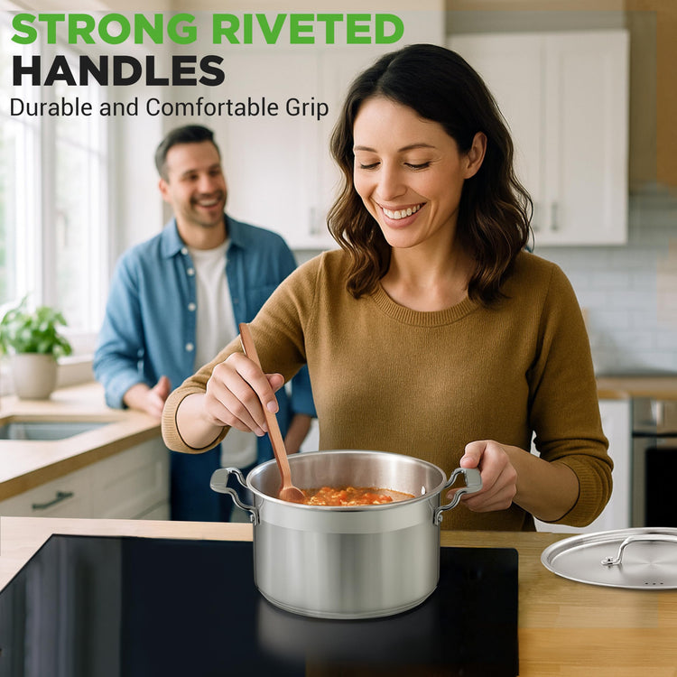 5 Quart Stainless Steel Stockpot with Lid