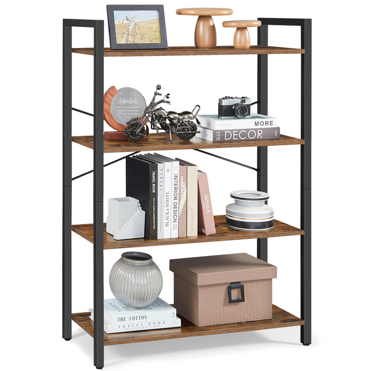 4 Tier Tall Bookshelf
