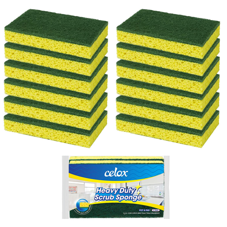 Sponges Kitchen Sponges for Dishes and Cleaning (12 Count)
