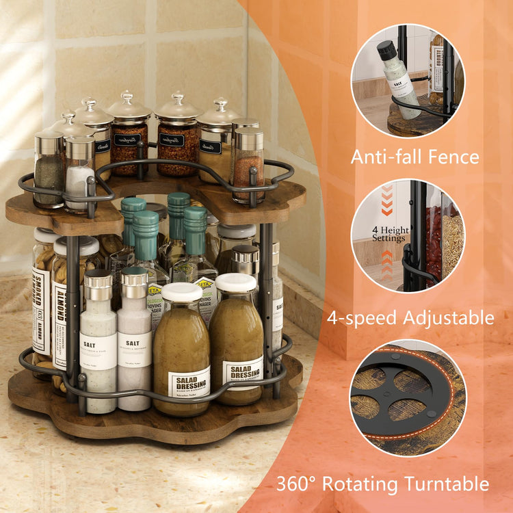 2 Tier Lazy Susan Organizer