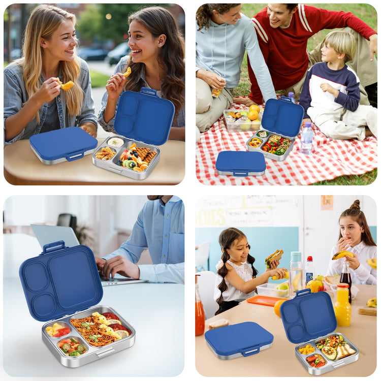 Stainless Steel Bento Lunch Box for Kids