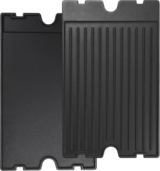 2-in-1 Reversible 19.25” x 11.75” Pre-Seasoned Cast Iron Cooking Griddle for Regal/Imperial Models Grill 11239, Flat Griddle Top Plate for Gas Stove/Charcoal/Electric/Propane/Gas Grill - Nestoria