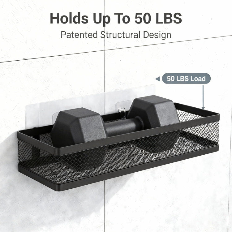 16.5 Inch Extra Long Slim Mesh Shower Caddy (2 Count)