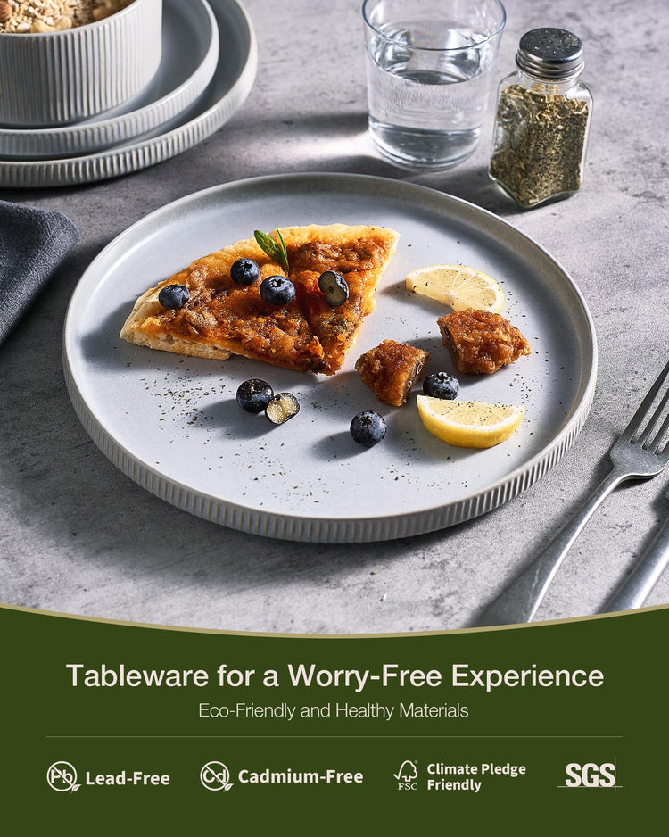 Star Stoneware Dinnerware Sets for 8 (24 Count)