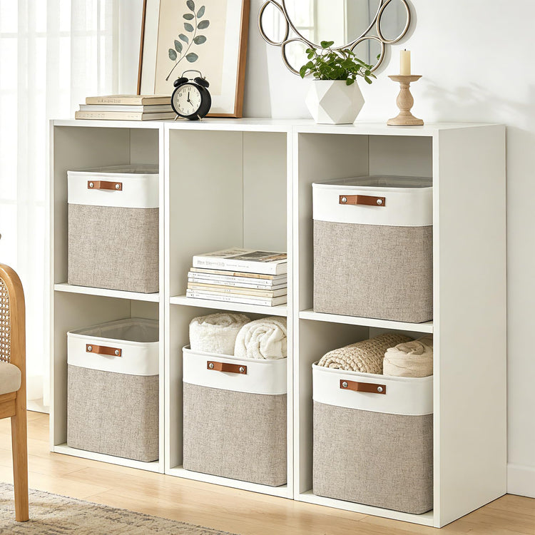 Large Fabric Storage Baskets (3 Count)
