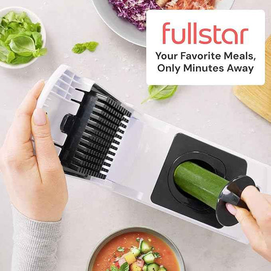 Fullstar The Original Pro Chopper - Vegetable Chopper and Dicer, Food Chopper with Container, Fruit Cutter, Kitchen Gadgets & Gifts, Home Essentials (2 in 1, White)