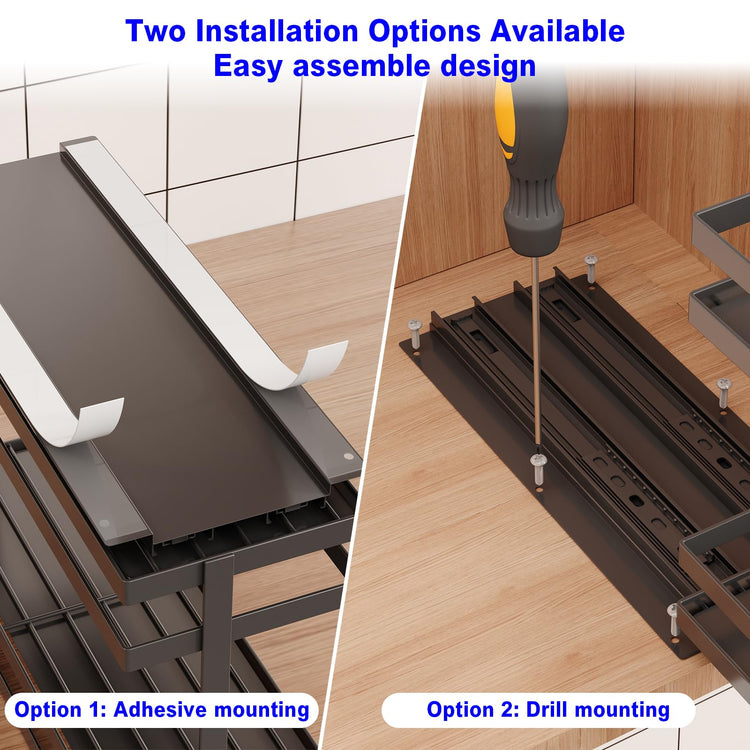 Pull Out Spice Rack Organizer for Cabinet