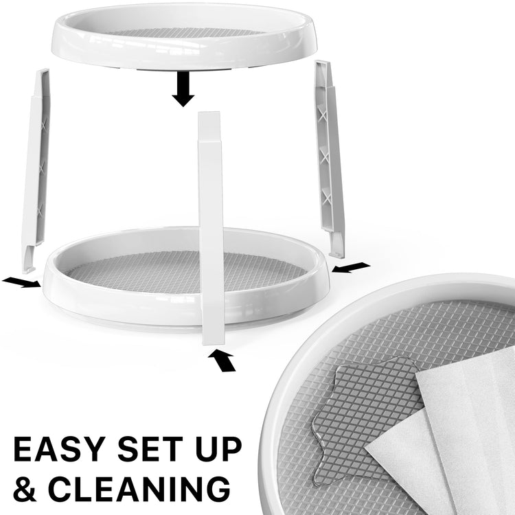 2 Tier Lazy Susan Spice Organizer