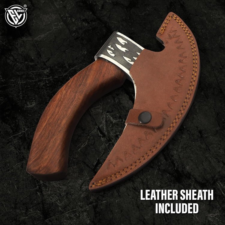 Multipurpose Viking Pizza Axe with Sheath