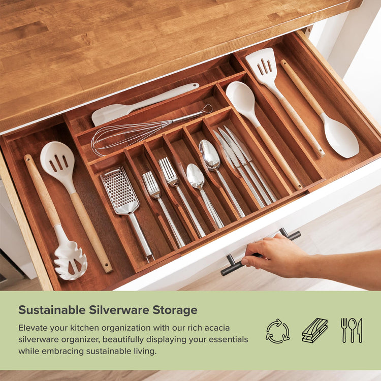 Silverware & Utensil Drawer Organizer