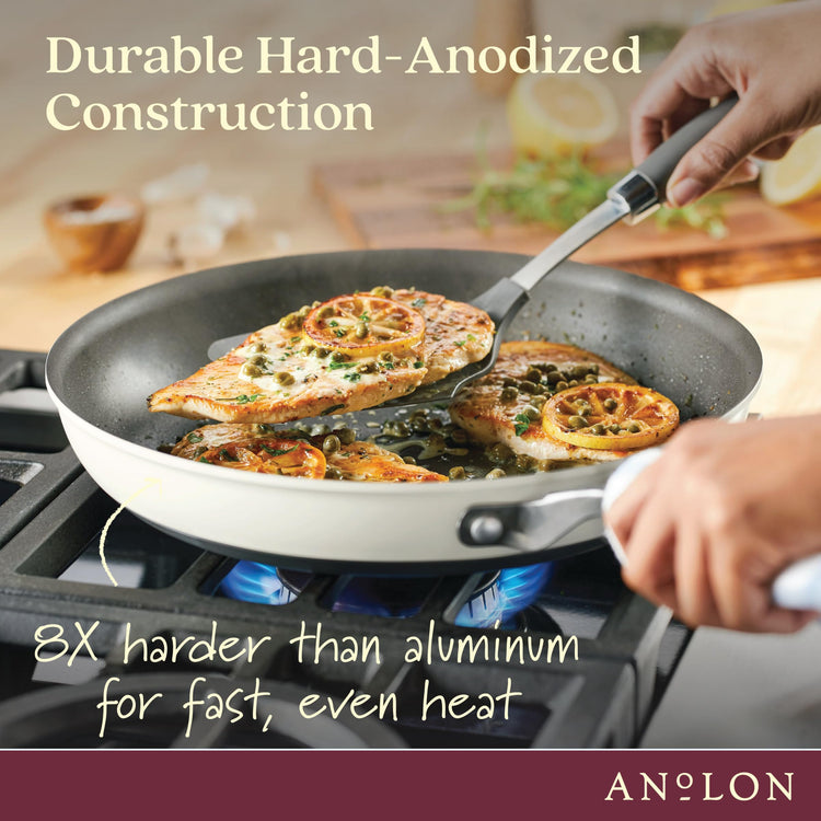 Achieve Hard Anodized Nonstick Cookware Pots and Pans Set