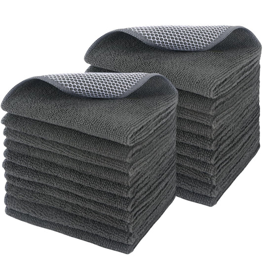 Dish Cloth for Washing Dishes Kitchen Washcloth Cleaning Cloth (20 Count)