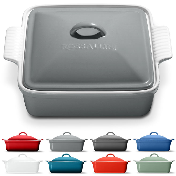 Stoneware Casserole Dish Bakeware with Lid