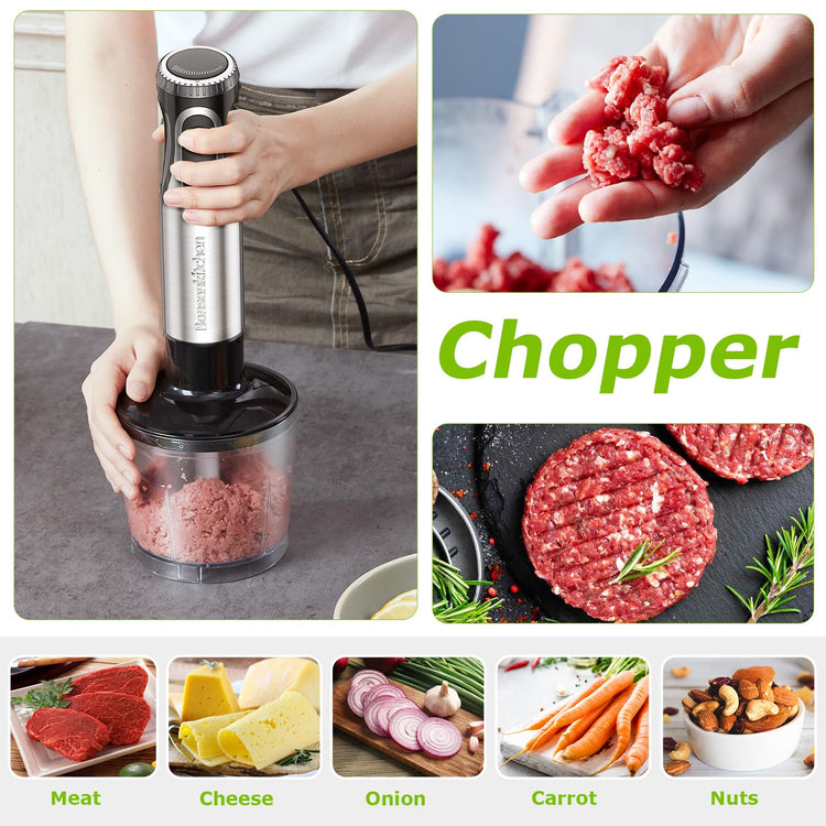 Immersion Blender with Food Processor