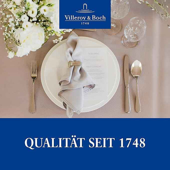 Villeroy & Boch – Oscar Cutlery Set 24 Pieces for 6 People, Dishwasher Safe, Rustproof, Knife, Fork, Spoon, Luxury Cutlery Set, Dinner, 18/10 Stainless Steel
