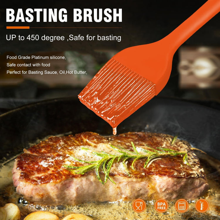 600℉ Heat Resistasnt Pastry Brushes (2 Count)