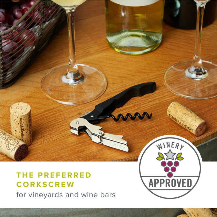 Truetap Double Hinged Waiter's Corkscrew Wine Opener