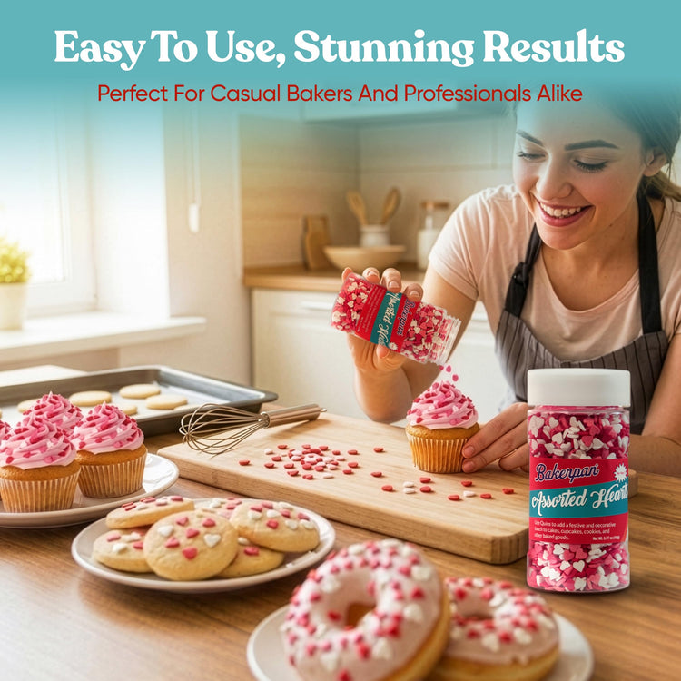 Valentines Sprinkles for Baking (5.77 Ounce)