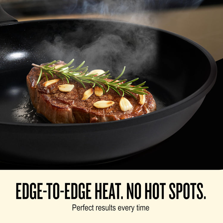Energy Ceramic Nonstick Frying Pan & Crepe Pan Set (3 Count)
