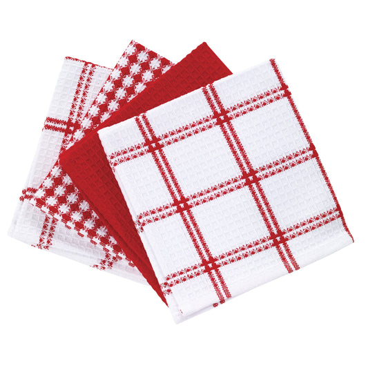 Premium Waffle Dish Cloths (4 Count)