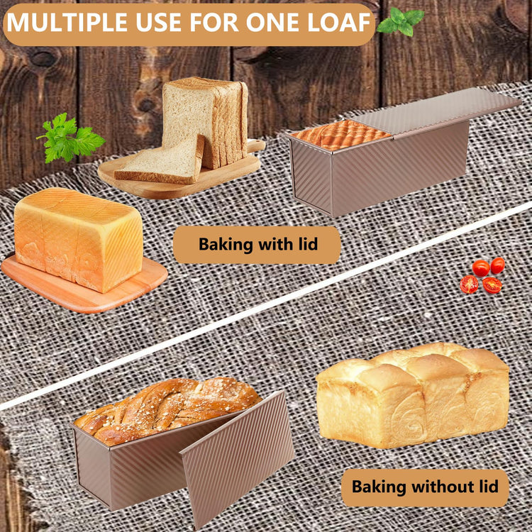 Pullman Loaf Pan with Lid 2 (2 Count)