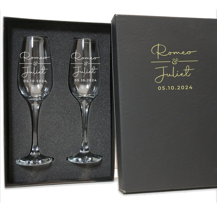 Personalized Champagne Flutes (2 Count)