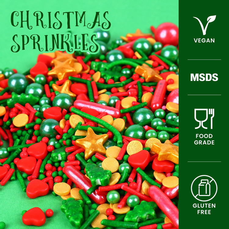 Christmas Sprinkles for Cookies