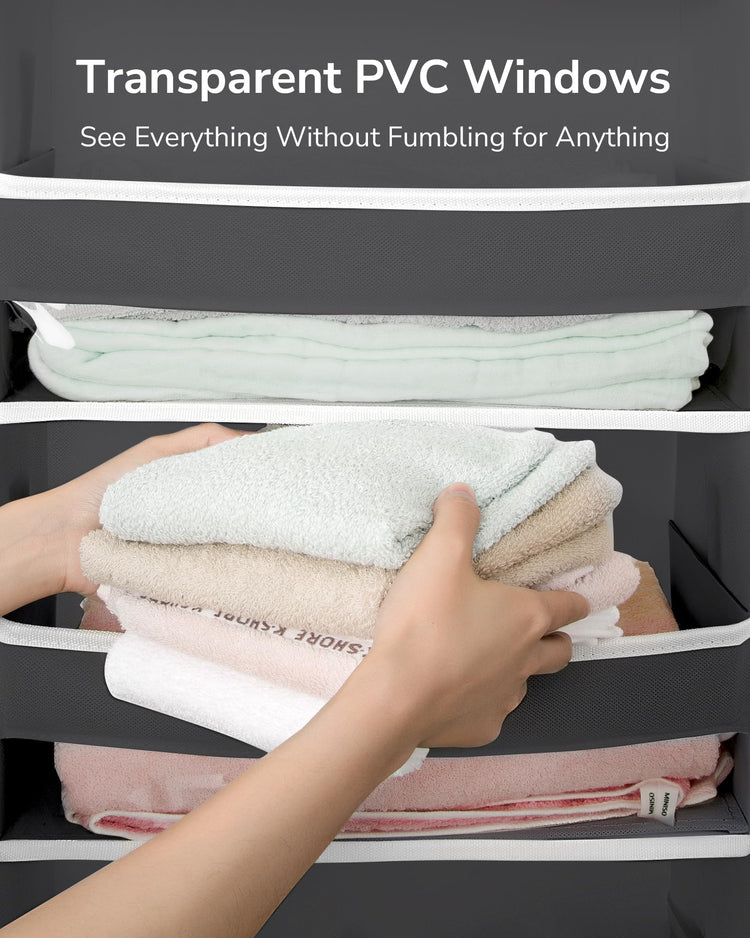 Over The Door Organizer with 6 Large Pockets 12 Side Pockets