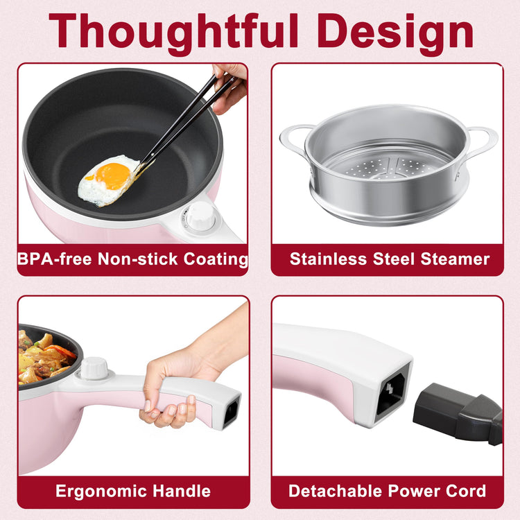 Electric Pot with Steamer
