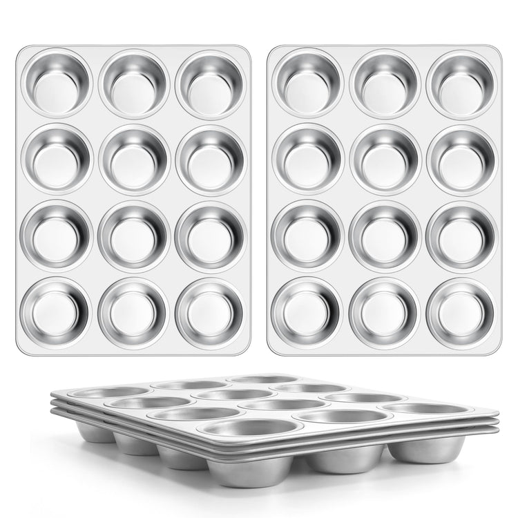 Stainless Steel Muffin Pan Set of 5 (5 Count)