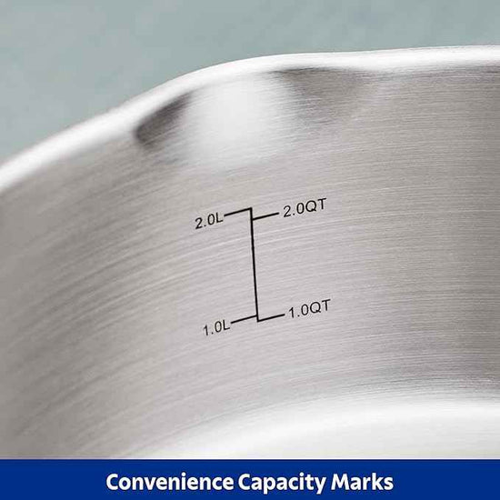 Tramontina Tempo Tri-Ply Base Stainless Steel 3.5-Quart Saute Pan with Glass Lid, Induction-Ready Cooking Pan, Oven-Safe, Dishwasher-Safe