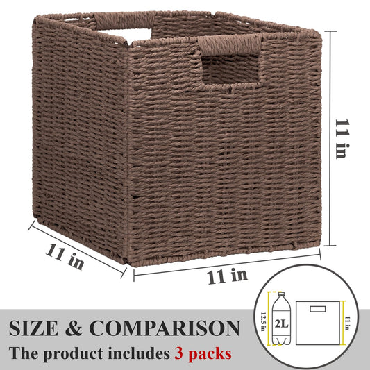 Wicker Storage Baskets for Organizing (4.8 pound(s))