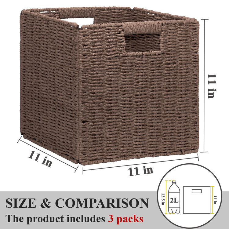 Wicker Storage Baskets for Organizing (4.8 pound(s))