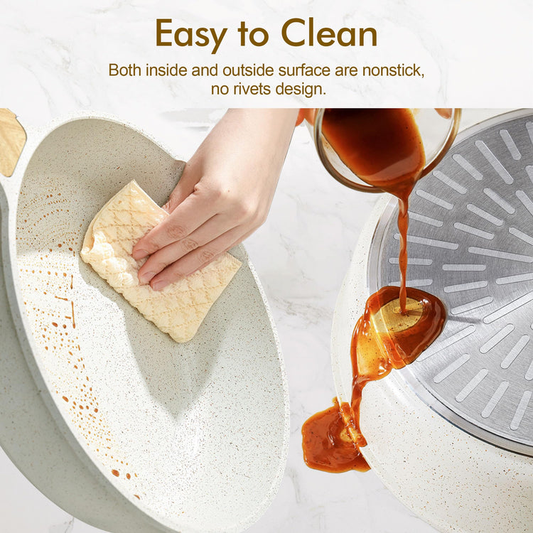 Nonstick Ceramic Saute Pan 10 Inch