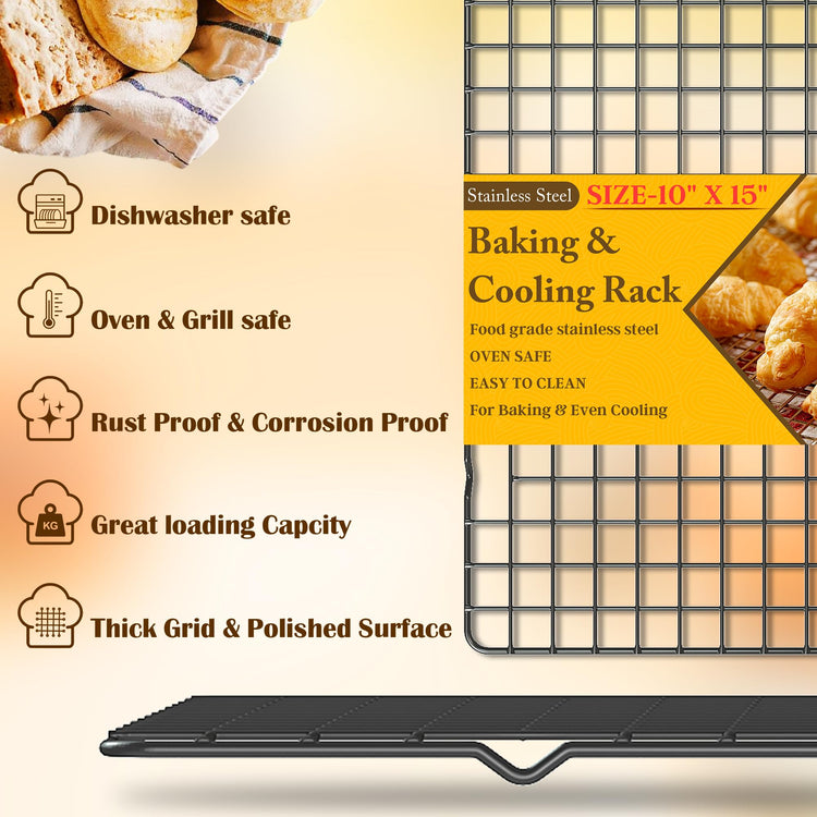 2PCS Cooling Racks for Cooking and Baking