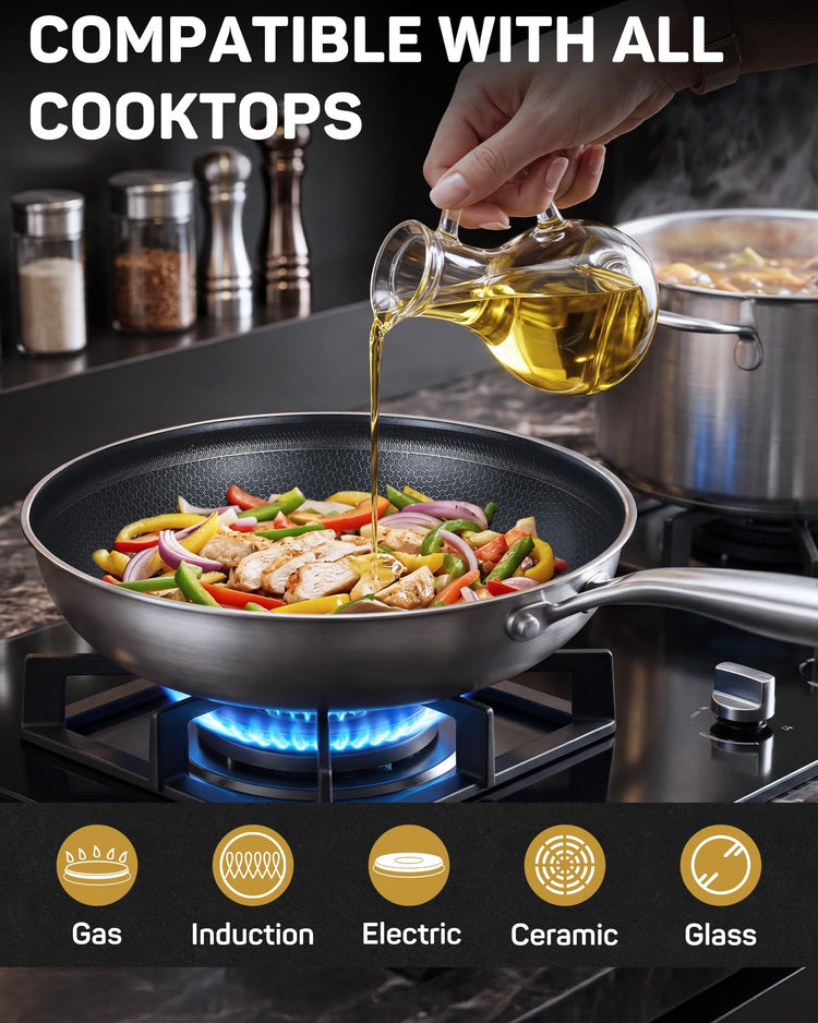 8 Inch Hybrid Nonstick Frying Pan
