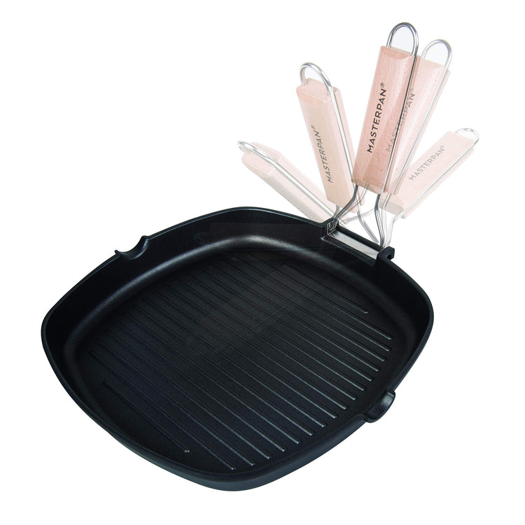Non Stick Grill Pan Wooden