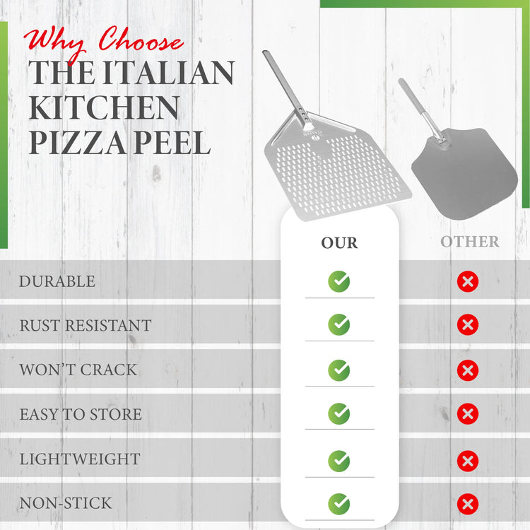 Professional Large Metal Pizza Peel