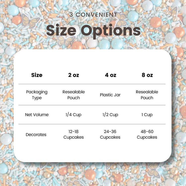 Monarch Butterfly Sprinkle Mix