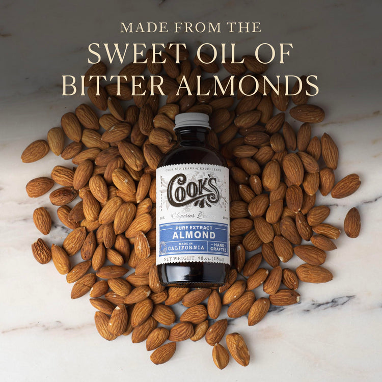Pure Almond Extract for Baking & Cooking (8 Fl Oz)