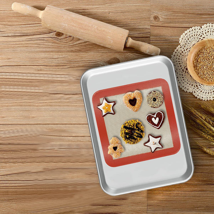 Silicone Baking Mats for 8 inch Square Cake Pan