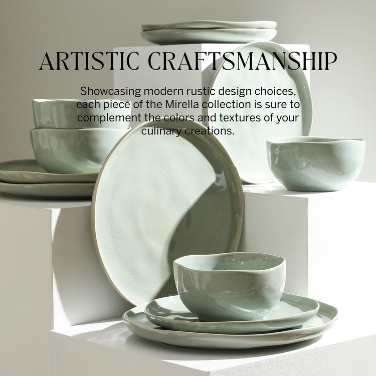 Mirella 24 Piece Dinnerware Set Stoneware