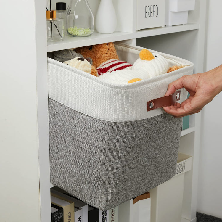 13 inch Fabric Storage Cubes 4 Pack Foldable Baskets
