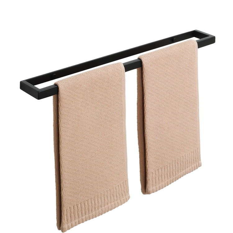 20 Inch Hand Towel Holder Black Towel Bar for Bathroom Wall Mounted