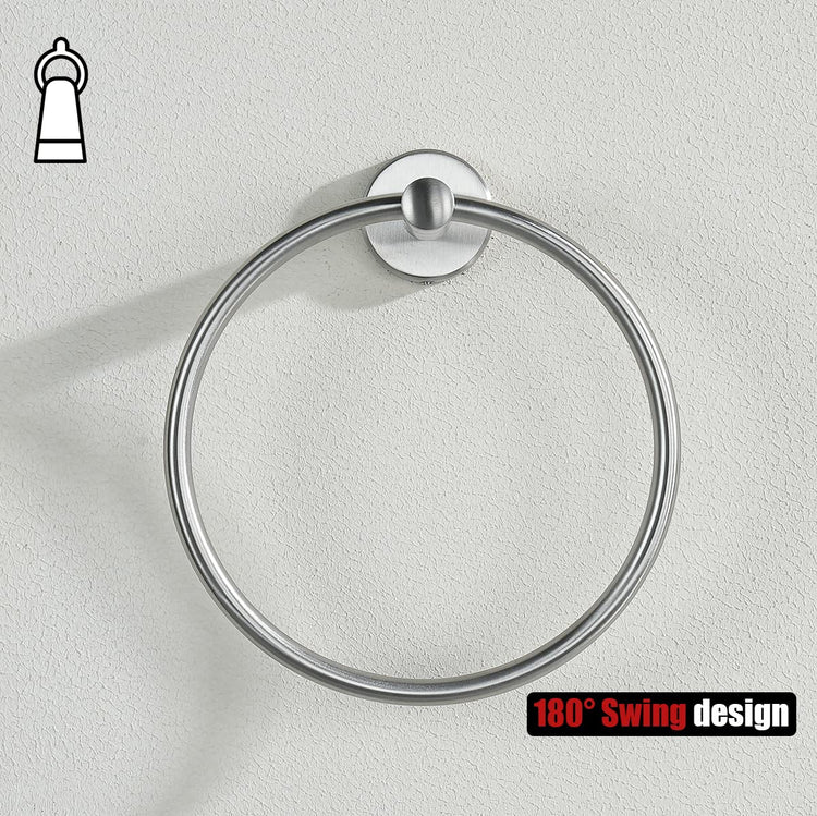 Towel Ring 304 Stainless Steel Hand Towel Holder for Bathroom