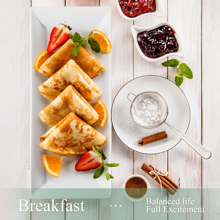 14" Rectangular Platters Set of 4 (4 Count)